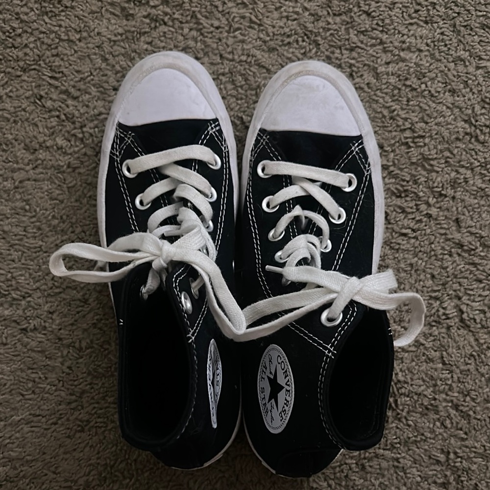Converse Black and White High-Tops
